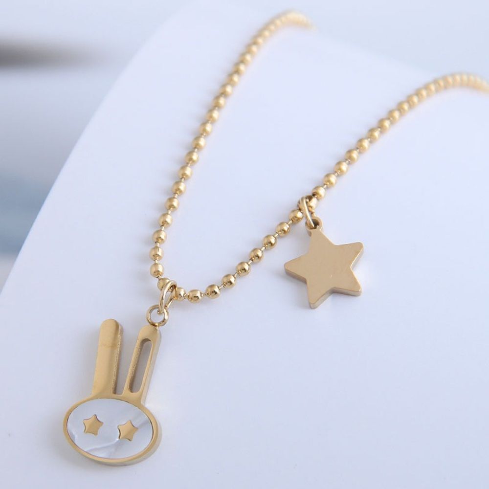 Cute Rabbit Star Minimalist Necklace